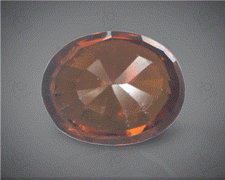 Natural  Hessonite Grnet (Gomed) Certified 5.13 cts ( 1099 )