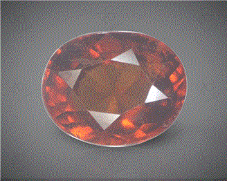 Natural  Hessonite Grnet (Gomed) Certified 5.13 cts ( 1099 )
