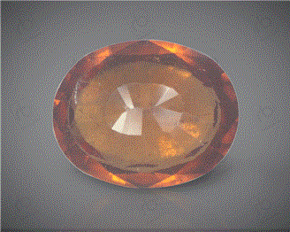 Natural  Hessonite Grnet (Gomed) Certified 5.57 cts ( 1100 )
