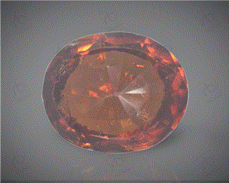 Natural  Hessonite Grnet (Gomed) Certified 5.12 cts ( 1178 )