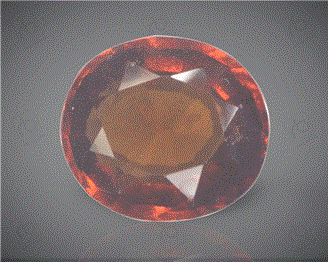 Natural Hessonite Garnet (Gomed) Certified 5.17 CTS ( 33871 ) (D)