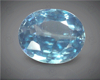 Natural Blue Zircon   5.5CTS-35628
