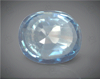 Natural Blue Zircon   5.52CTS-35632