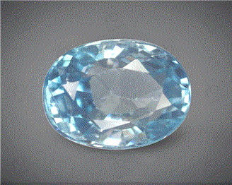 Natural Blue Zircon   5.69CTS-35635