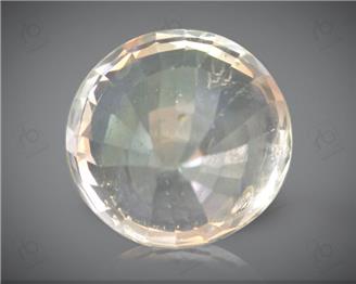 Natural Unheated & Untreated Certified Yellow Sapphire (Pokhraj) 6 CRT ( 42649 )