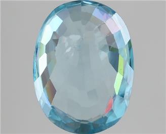 Natural Blue Zircon 4.4CTS-124231