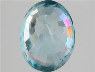 Natural Blue Zircon 3.94CTS-124312