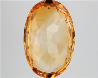 Natural Yellow Citrine Certified 6.5CTS-123079