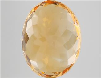 Natural Yellow Citrine Certified 10.18CTS-123009