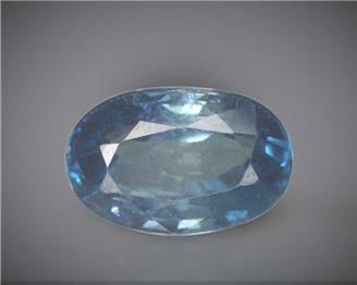 Natural Blue Zircon Certified 4.97CTS-104171