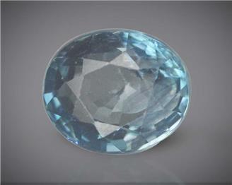 Natural Blue Zircon Certified 5.72CTS-104173