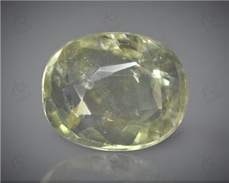 Natural Unheated & Untreated Certified Yellow Sapphire 5.22CTS-6120