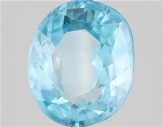 Natural Blue Zircon 4.68CTS-124273