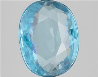 Natural Blue Zircon 4.22CTS-124256