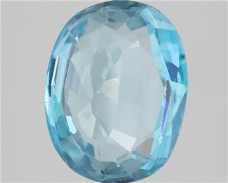 Natural Blue Zircon 4.22CTS-124256