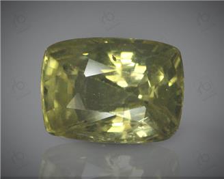 Natural Unheated & Untreated Certified Yellow Sapphire (Pokhraj) 5.04  CTS.  (  63868  DIN  )