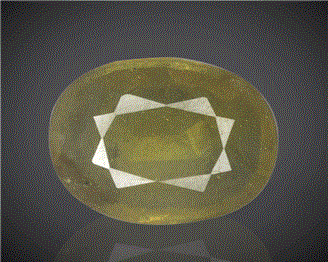 Natural Yellow Sapphire (B) Certified 10.3CTS-83582