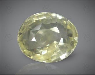 Natural Unheated & Untreated Certified Yellow Sapphire 5.04CTS-5984