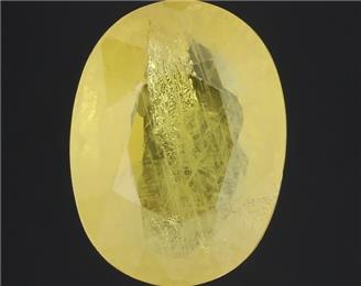 Natural Yellow Sapphire (AF) Certified 4.84CTS-125447