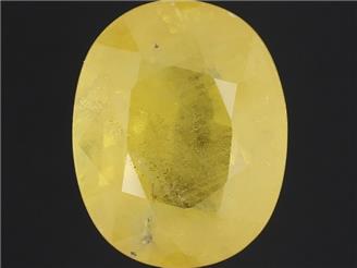 Natural Yellow Sapphire (AF) Certified 6.87CTS-125379