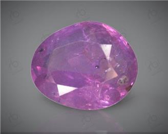 NATURAL  UNHEATED & UNTREATED  PINK SAPPHIRE (MANAK) (o) 1.7  cts.  (  9885  )
