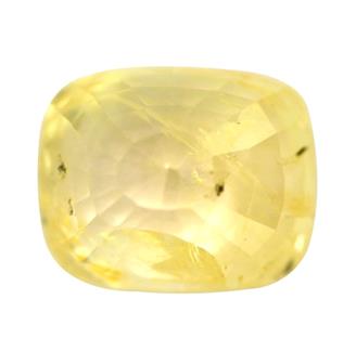 NATURAL UNHEATED UNTREATED YELLOW SAPPHIRE (PUKHRAJ) 6.13 CTS (1054)