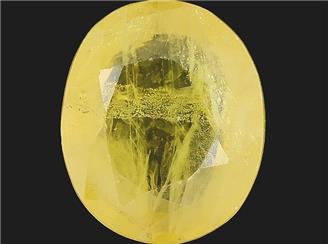 Natural Yellow Sapphire (AF) Certified 4.06CTS-125436