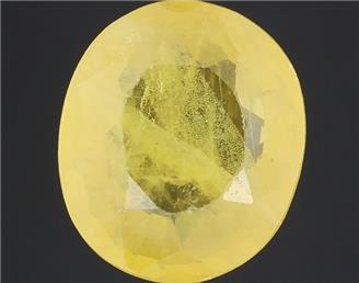 Natural Yellow Sapphire (AF) Certified 3.96CTS-125370
