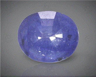 Natural Heated & Treated Blue Sapphire Certified 6.14 CTS ( 16799 )