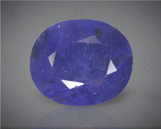 Natural Heated & Treated Blue Sapphire Certified 6.14 CTS ( 16799 )
