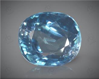 Natural Blue Zircon 6.13 CTS 6216