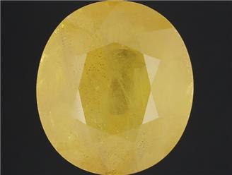 Natural Yellow Sapphire (AF) Certified 6.98CTS-122212