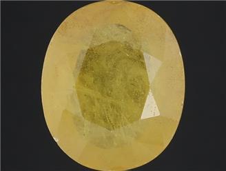Natural Yellow Sapphire (AF) Certified 5.55CTS-122217