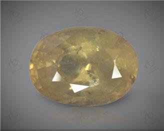  Natural Heated &Treated Yellow  Sapphire 3.88CTS-2381