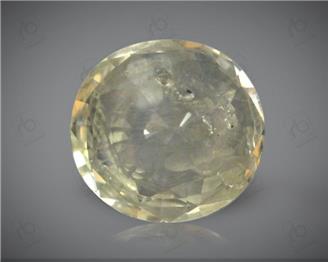 Natural Unheated & Untreated Certified Yellow  Sapphire 3.12CTS-2449