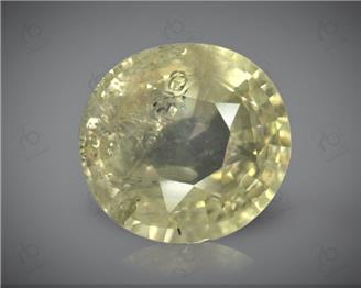 Natural Unheated & Untreated Certified Yellow  Sapphire 3.12CTS-2449