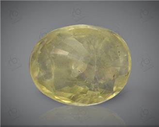 Natural Unheated & Untreated Certified Yellow Sapphire (Pokhraj) 5.13 cts. ( 19989 )