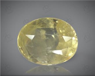 Natural Unheated & Untreated Certified Yellow Sapphire (Pokhraj) 5.13 cts. ( 19989 )