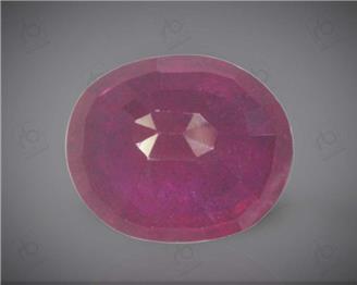 Natural Ruby (H & T) Certified  5.39CTS-36383