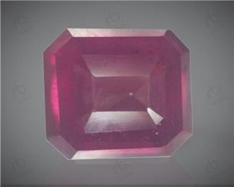 Natural Ruby (H & T) Certified  5.24CTS-36476