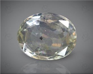 Natural Unheated & Untreated Certified Yellow Sapphire  4.20  CTS.  (  63357  DIN  )