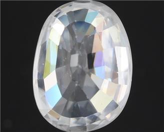 Natural White Zircon 5.44CTS-124994