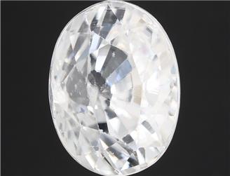 Natural White Zircon 8.7CTS-124918