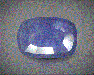 Blue Sapphire Heated & Treated Certified 6.7 Cts ( 25837 )