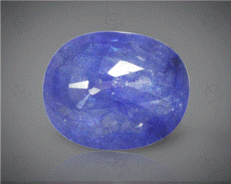 Natural Treated Blue Sapphire (Neelam) ( HEATED & TREATED ) 3.42 CTS (6645)