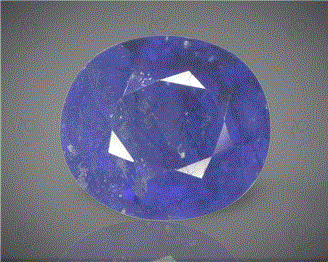 Natural, Heated and Treated  Blue Sapphire / Neelam 3.98 CTS. ( 50615 )