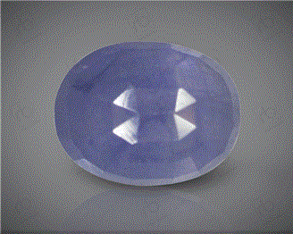 Natural Blue Sapphire heated treated 3.84 carats -88334