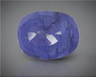 Blue Sapphire Heated & Treated Natural Certified 3.77 carats -96613 